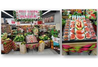Watermelon board retail display contest drives sales