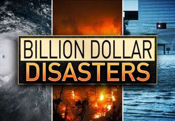 Annual Tally of Natural Disasters Over $1 Billion