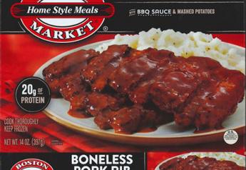 Bellisio Foods Recalls Boston Market Boneless Pork Ribs