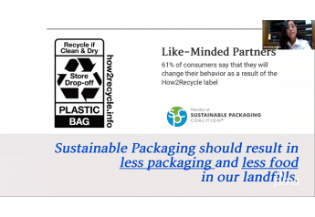 A Produce Marketing Association Foodservice: Delivered panel on July 20 discussed sustainable packaging including recycling efforts.
