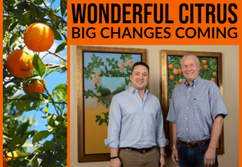 Zak Laffite (left), will be succeeding David Krause as president of Wonderful Citrus.