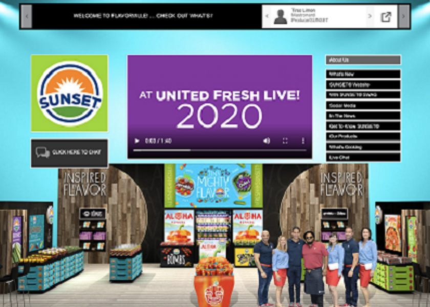 Virtual United Fresh booths earn real recognition