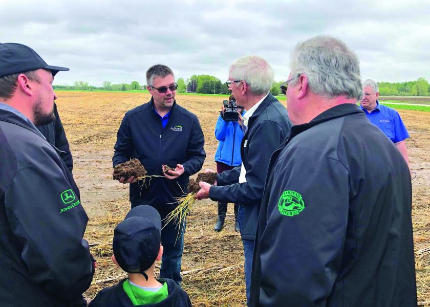 Certified Crop Adviser Nick Guilette views helping farmers adopt conservation practices to improve soil, water and air quality as a journey, with progress as the goal year-to-year.
