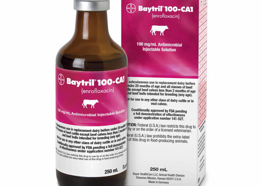 FDA Grants Conditional Approval for New Baytril 100-CA1 Injection