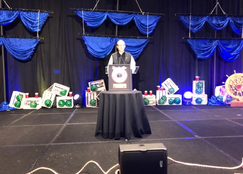 Bob Morrissey, executive director of the National Watermelon Association, presented the "state of the association" speech at the NWA convention in Orlando on Feb. 22.