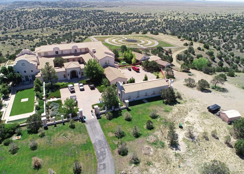 Jeffrey Epstein's New Mexico ranch home.