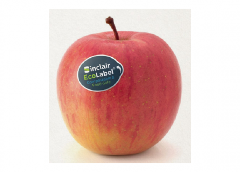 Sinclair's Ecolabel is compostable and biodegradable.