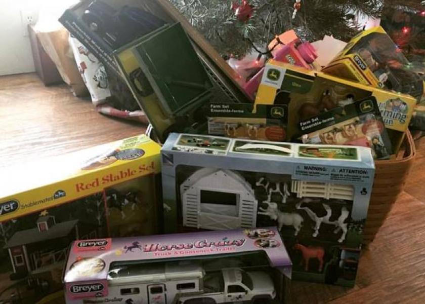Spreading the Christmas spirit with farm Toys for Tots