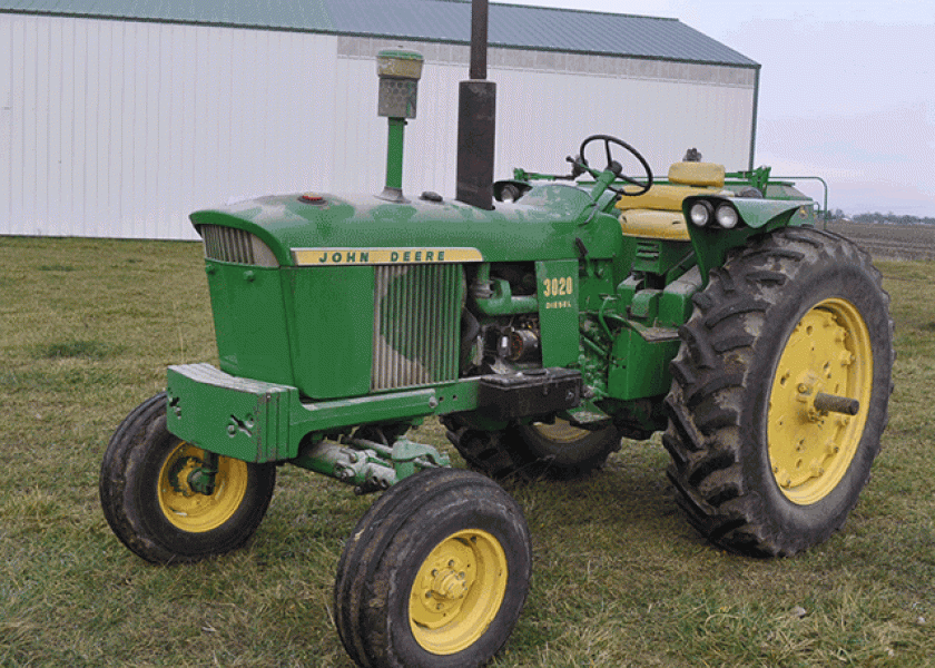 This tractor sold at a central Ohio farm auction on Feb. 3.