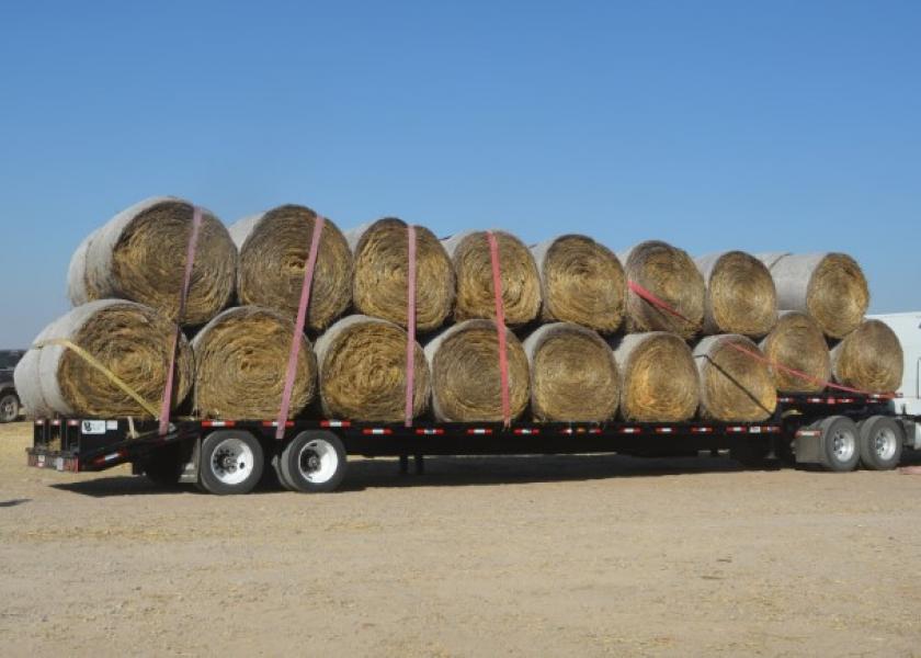 Wildfire Donated Hay